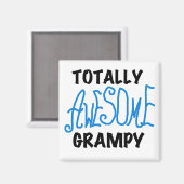 ブルー素晴らしトータルTシャツとギフト マグネット (正面/裏面)