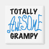 ブルー素晴らしトータルTシャツとギフト マグネット (正面)