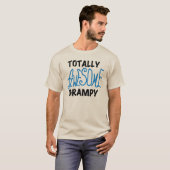ブルー素晴らしトータルTシャツとギフト Tシャツ (正面フル)