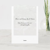 ブルー素晴らしハロンとアリゲーターグリーティングカード カード (裏面)