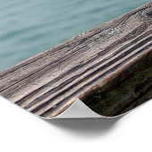 ブルー素晴らしヘロンのポスター ポスター (角)