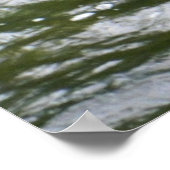 ブルー素晴らしヘロンのポスター ポスター (角)