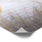 ブルー素晴らしヘロンのポスター ポスター (角)