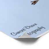 ブルー素晴らしヘロンのポスター ポスター (角)