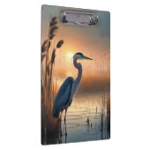 ブルー素晴らしヘロンサンライズ クリップボード (右)