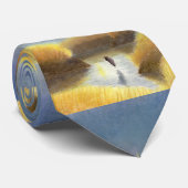 ブルー素晴らしヘロンタイ ネクタイ (ロール)