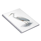 ブルー素晴らしヘロンノートブック ノートブック (右側)