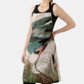 ブルー素晴らしヘロンバードオブアメリカオードボンプリント エプロン (インサイチュ)