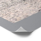 ブルー素晴らしヘロン写真ポスター ポスター (角)