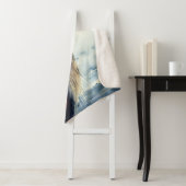 ブルー素晴らしヘロン野生生物湿地バードアート自然 シェルパブランケット (インサイチュ)