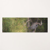 ブルー素晴らしヘロン8917 ヨガマット (正面(横))