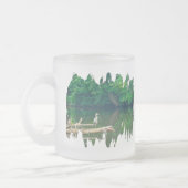 ブルー素晴らしヘロン – アルデア・ヘロディア フロストグラスマグカップ (左)