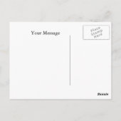 ブルー素晴らしヘロン ポストカード (裏面)