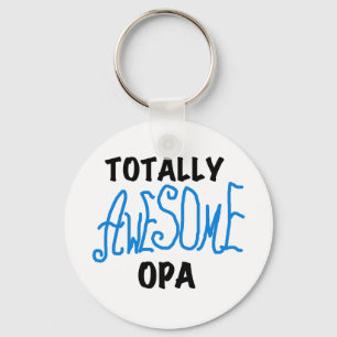 ブルー素晴らし・トータルOpa Tシャツとギフト キーホルダー