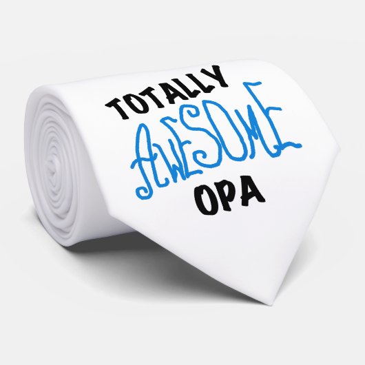 ブルー素晴らし・トータルOpa Tシャツとギフト ネクタイ (ロール)