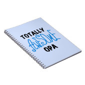 ブルー素晴らし・トータルOpa Tシャツとギフト ノートブック (右側)