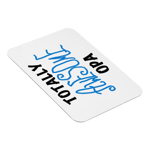 ブルー素晴らし・トータルOpa Tシャツとギフト マグネット (右側)