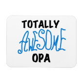 ブルー素晴らし・トータルOpa Tシャツとギフト マグネット (横)