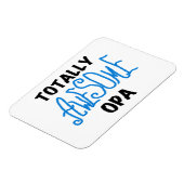 ブルー素晴らし・トータルOpa Tシャツとギフト マグネット (左側)