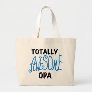ブルー素晴らし・トータルOpa Tシャツとギフト ラージトートバッグ