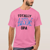 ブルー素晴らし・トータルOpa Tシャツとギフト Tシャツ (正面)