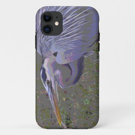 ブルー素晴らし・ヘロン・チャレンジ Case-Mate iPhoneケース (裏面)