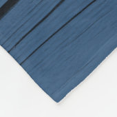 ブルー素朴ウッドシーホースライトハウスビーチハウス フリースブランケット (角)