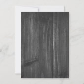 ブルー素朴バタフライ結婚のリハーサルディナー 招待状 (裏面)