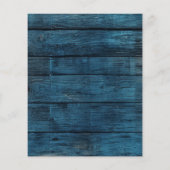 ブルー素朴ファームハウスベビーズブレスジャー結婚ズ (裏面)