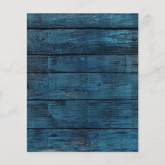 ブルー素朴ファームハウスベビーズブレスジャー結婚ズ (裏面)