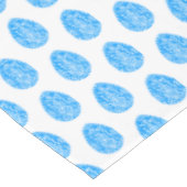 ブルー素朴フローライースターエッグLinocut テーブルクロス (アングル)