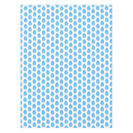 ブルー素朴フローライースターエッグLinocut テーブルクロス