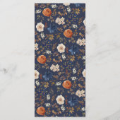 ブルー素朴ラストボー結婚ホのメニュー メニュー (裏面)