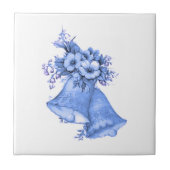 ブルー結婚の鐘 タイル (正面)