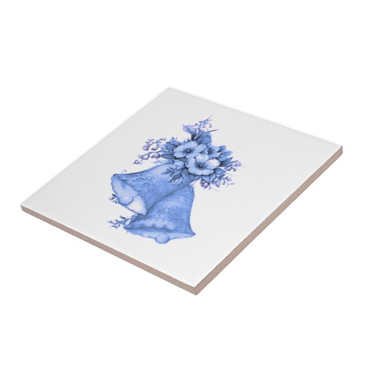 ブルー結婚の鐘 タイル (側面)