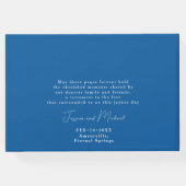 ブルー結婚ズのゲストブックAnemone Dreamscape結婚's ゲストブック (裏面)