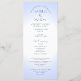 ブルー結婚式 プログラム