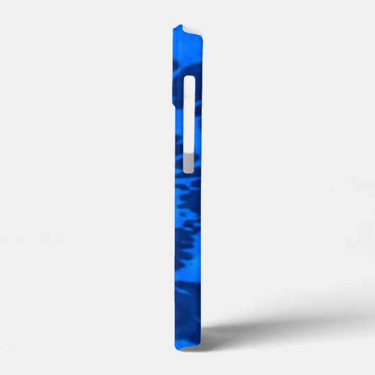 ブルー絞り染めiPhoneケース Case-Mate iPhoneケース (裏面 / 左)