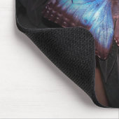 ブルー絵を描レディ マウスパッド (コーナー)