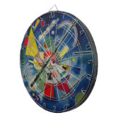 ブルー絵画ズバイカンディンスキー ダーツボード (正面右)