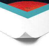 ブルー絵画ズバイワッシリー・カンディンスキー ポスター (角)