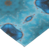 ブルー美しい テーブルクロス (アングル)