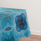 ブルー美しい テーブルクロス (インサイチュ)