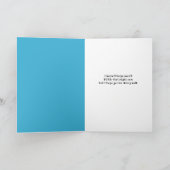 ブルー考える顔マスク シーズンカード (内部)