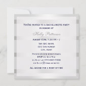 ブルー航海のいかりシルバーウエットBG SQバチェロレッテ 招待状 (裏面)