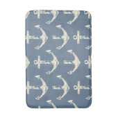 ブルー航海のいかりバスマット バスマット (正面縦)