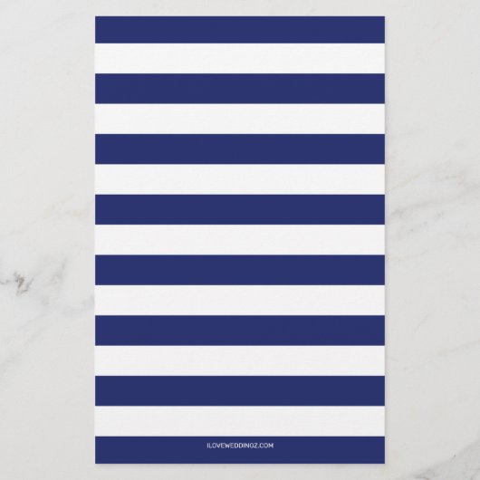 ブルー航海のいかりフローラブライダルビンゴゲーム (裏面)