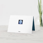 ブルー航海のいかりモチーフ カード (裏面)