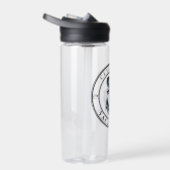 ブルー航海のいかりヨットクラブボートマリーナネーム ウォーターボトル (右面)