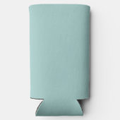 ブルー航海のいかりヨットクラブボートマリーナネーム スリム缶クーラー (裏面)